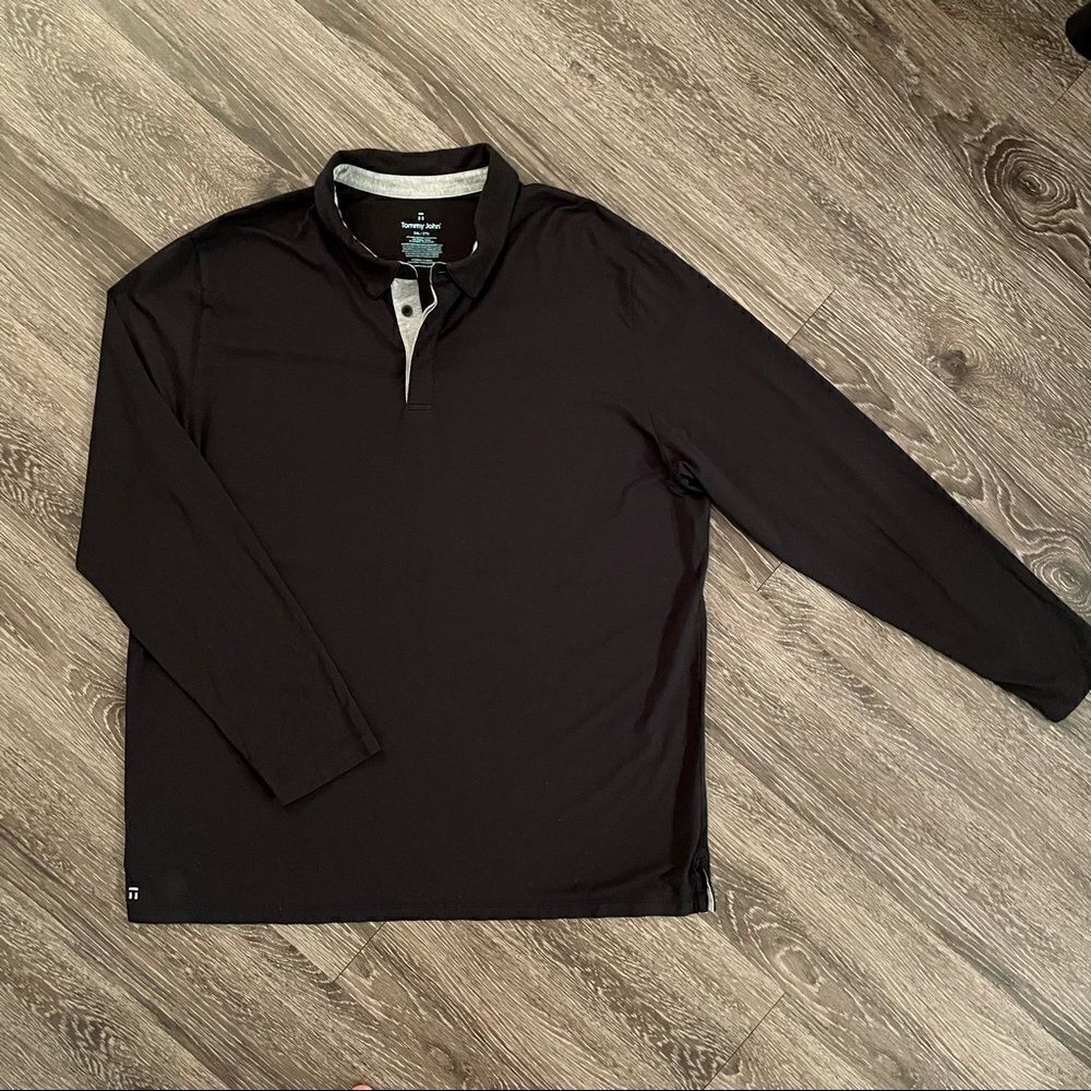 Tommy John Second Skin Long Sleeve Comfort Polo